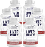 Liver Renew - Liver Cleanse Detox & Repair - Liver Support Supplement with Artichoke Extract, Milk Thistle, Dandelion and Turmeric - 360 Capsules