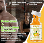 Potassium Magnesium Gummies,Potassium Supplement w/Ashwagandha,High Absorption Magnesium Glycinate,B6,D3,Potassium Citrate for Leg Cramps,Muscle,Electroyte for Adults Kids,Sugar-Free, 60 Gummies