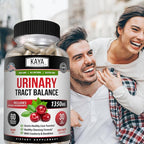 Kaya Naturals - D-Mannose - Urinary Tract UT Cleanse & Bladder Health - Made with Cranberry, Hibiscus & Dandelion Root - D Mannose Capsules Cranberry Supplement - 60 Veggie Capsules