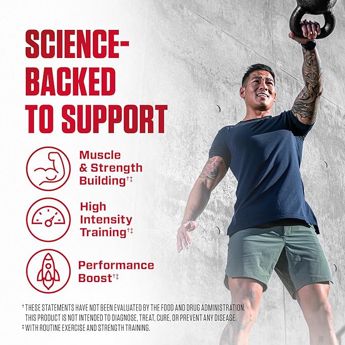 Dymatize Creatine Monohydrate Powder with CREAPURE (Product of Germany), 5g Per Serving, 60 Servings (300g), Creatine for Women and Men, Gluten Free