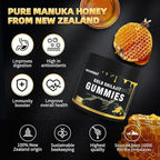 Shilajit Gummies l Manuka Honey | Himalayan shilajit |No Added Sugar I Ashwagandha, Gokshura| Fulvic Acid & 85+ Trace Minerals I for Men, Women I Non-GMO I 100% Natural & Organic I 30 Gummy