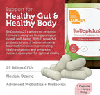 Zahler BioDophilus25, 25 Billion CFU Probiotic + Prebiotic - 11 Strains Daily Probiotic Supplement - Kosher Probiotics for Women for Digestive Health, Probiotics for Men for Gut Health (60 Capsules)