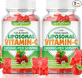 softbear Liposomal Vitamin C Gummies for Adults & Kids 1000mg, Chewable Vitamin C Supplement for Immune Support, Vegan/Organic/Sugar Free VIT C Gummies, Strawberry Flavor 120 Count