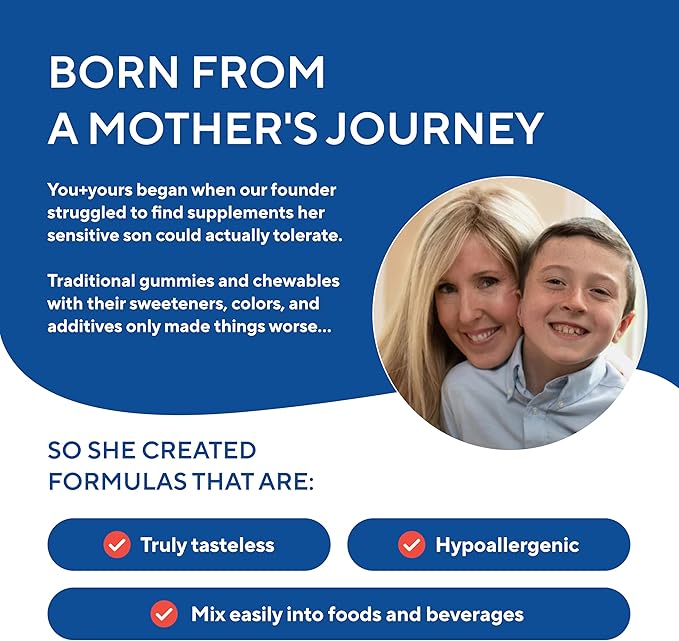 Tasteless Multivitamin Powder for Kids + Toddlers- No Sweeteners, Flavors, Colors or Preservatives. Add to Beverages or Food. Pure, Flavorless Children's Multivitamin Supplement. 30 Servings.