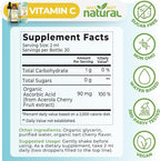 Why Not Natural Organic Liquid Vitamin C Drops Supplement