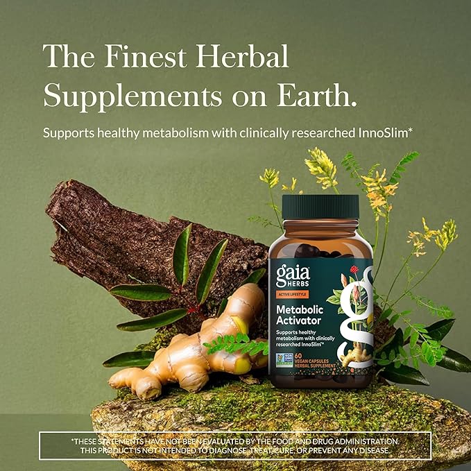 Gaia Herbs Berberine & Milk Thistle - Supports Liver Health*, 60 Capsules Metabolic Activator - AMPK Pathway Support with Clinically Researched Ingredients*, 60 Vegan Capsules - Bundle