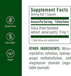 Flora FloraSil 90 Veg Capsules - Silica Supplement with Horsetail Extract for Healthy Hair, Skin, and Nails* - Supports Collagen Formation