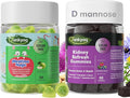 Q'ankyaq D mannose Gummies for Women, Kidney Cleanse Detox & Repair, Appetite Booster Gummies for Kids Ages 3+