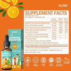 Appetite Booster Drops for Kids - Toddler Liquid Formula to Support Healthy Nutrient Absorption with Vitamins B1 B3 B6 B12 Zinc & L-Lysine - Ages 2+ - Sugar-Free 2 Fl Oz