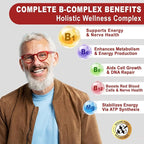 Vitamin B1(Benfotiamine) Gummies 500mg – B1 B6 B12 Vitamins with Magnesium for Energy Metabolism, Healthy Nervous System – Chewable B Complex for Adults & Kids - Vegan, Sugar Free, 60 Ct