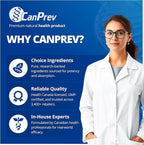 CanPrev Magnesium Bisglycinate 400 Ultra Gentle Powder 240g 48 Servings, 400mg Elemental Magnesium Per Scoop, Supports Restful Nights, Muscle Function, Gentle on Digestion, Vegan, Non-GMO, Gluten-Free