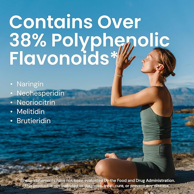 Healthy Origins Citrus Bergamot 500 mg, Bergamonte® Patented Extract, 38% Polyphenols, Cardiovascular & Metabolic Support, Third-Party Tested,120 Veggie Capsules*