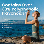 Healthy Origins Citrus Bergamot 500 mg, Bergamonte® Patented Extract, 38% Polyphenols, Cardiovascular & Metabolic Support, Third-Party Tested,120 Veggie Capsules*