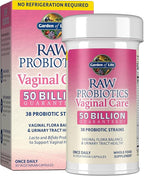 Garden of Life Raw Probiotics Vaginal Care - 50 Billion CFU - 38 Probiotic Strains - Supports Vaginal & Urinary Tract Health - Shelf Stable - 30 Vegetarian Capsules