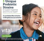 Hyperbiotics Vital Nutrients Pro Kids Probiotic ENT | Toddler Probiotics for Kids Ear, Nose and Throat | Targeted Immune and Digestive Health | Strawberry-Vanilla 45 Sugar-Free Chewable Tablets