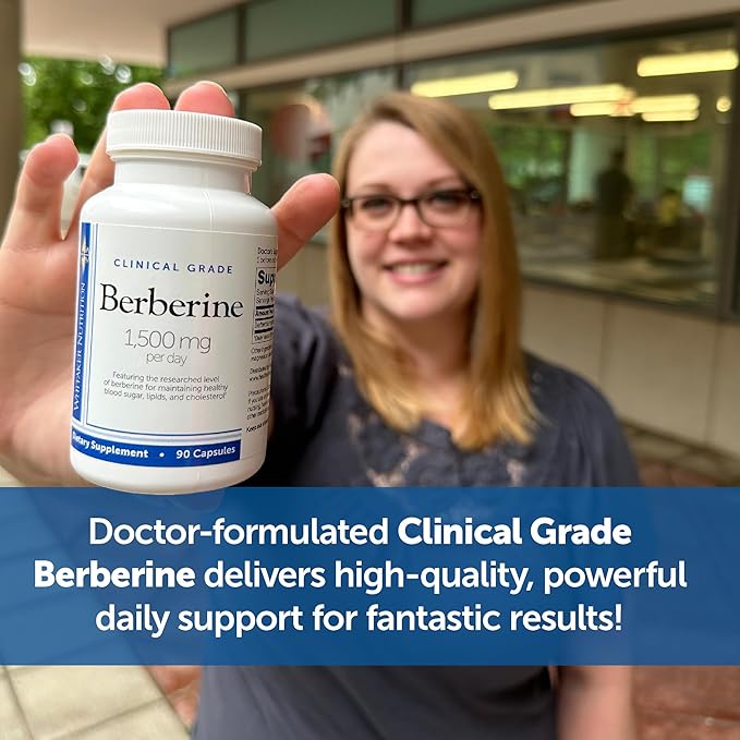 Dr. Whitaker Clinical Grade Berberine | 1,500mg Per Daily Serving | 180 Count