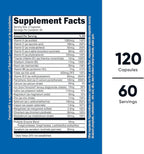 Nutricost Multivitamin with Probiotics 120 Vegetarian Capsules (2 Bottles) - Packed with Vitamins & Minerals