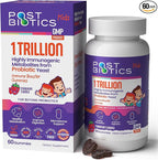 NAVEH PHARMA Postbiotics Kids Strawberry Gummies. Children’s Postbiotics, Ages 4+, 1 Trillion metabolites 200X Ingredients Than Probiotic Or Prebiotic. Gut Health, Immunity, Digestion & Microbiome