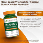 Pure Nutrition Vitamin E with Wheatgerm Oil, 1020mg |120 Caps | Natural Source of Vitamin E | Hair and Skin Supplement | Non GMO