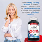 FITO MEDIC'S Lab | dim Supplement |180 Capsules |400 mg | dim | diindolylmethane | dim Supplement 400mg | Ultra high Absorption.