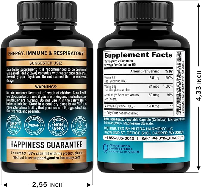 NUTRAHARMONY NAC & Alpha Lipoic Acid Capsules