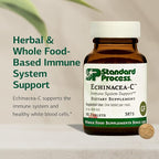 Standard Process Echinacea-C - Supplement for Immune System Support - Offers Daily Vitamin C Dose - Gluten-Free, Non-Dairy & Non-Soy - 90 Tablets (90 Servings)