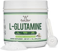 L Glutamine Powder 1.1lbs (100 Servings of 5 Grams Each - Third Party Tested L-Glutamine Powder) Unflavored, Keto, Vegan Friendly (with Scoop) for Exercise Endurance and Gut Health by Double Wood