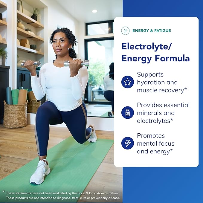 Pure Encapsulations - Electrolyte / Energy Formula - Hypoallergenic Supplement to Support Physical and Mental Stamina* - 340 Grams