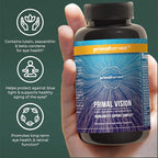 Primal Harvest Primal Vision with Lutein, Zeaxanthin, Vitamin A and Zinc for Eye Health, Blue Light Support and Visual Clarity 2 Pack