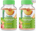 Lifeable Turmeric Curcumin with Ginger & Black Pepper Extract – 2000mg – Great Tasting Natural Flavor Gummy –Vegetarian GMO-Free Supplement – 90 Gummies (Pack of 2)