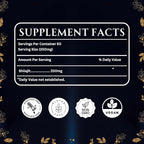 Pure Shilajit Resin Dry Drops - High Potency, Grade A, 100% Pure with Fulvic Acid & 85+ Trace Minerals for Better Energy Metabolism & Immune Support | 60 Easy-to-Take Tablets for Men & Women
