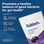 Bariatric Fusion Probiotic Soft Chews | Grape Flavor Chewy Bariatric Vitamin | 10 Billion CFU | Bacillus Coagulans | Support Digestive & Immune Health | 60 Count