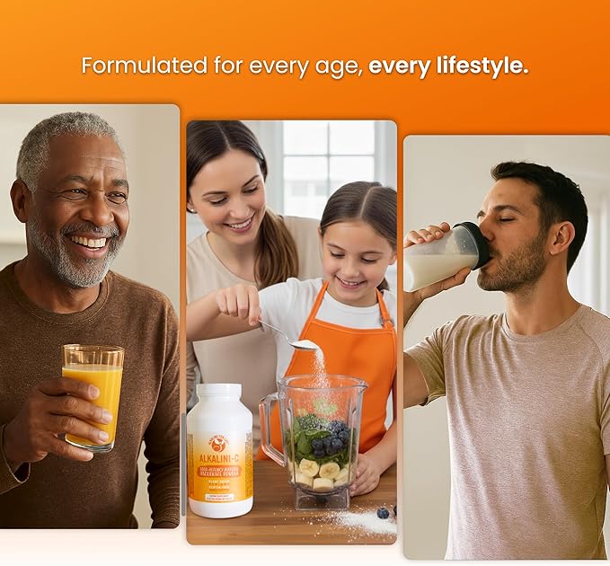 Alkaline for Life Alkalini-C Buffered Vitamin C Powder, L-Ascorbate Mineral Ascorbates with Calcium Magnesium Potassium and Zinc, Corn-Free Non-GMO Easy-Mix pH-Balanced Daily Wellness Support, 8 oz