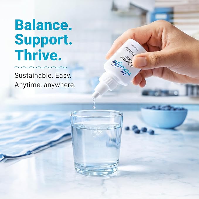 Alkalife pH Booster Drops, 1 Pack, Turn Any Drinking Water Into pH 10 Alkaline Water, 360 Servings Per Bottle, The Original Patented Formula, Electrolytes & Minerals