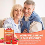 Vitamin B2 Gummies, Riboflavin Supplement with Magnesium for Kids & Adults, B2 Gummies for Migraine Relief & Nervous System Support, Vegan, Sugar-Free, Raspberry Flavor, 60 Count