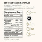 Solgar B-Complex "100", 250 Vegetable Capsules - Nervous System Support - Supports Energy Metabolism - Non-GMO, Vegan, Gluten Free, Dairy Free, Kosher - 250 Servings