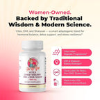 Pin Up Girl Vitex Chasteberry + DIM & Shatavari – Hormonal Balance Supplement for Women – Supports Hormonal Balance, Cycle Health & Reproductive Wellness – 4600mg - 60 Capsules