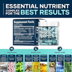 Height & Bone Support Supplement - Premium Height Growth Supplement for Kids & Teens with Calcium - Nutritional Support Bone Health Formula - Height Increase Essential Vitamins - 180 Caps