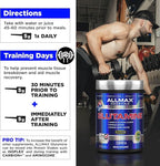 ALLMAX L Glutamine Powder 400g, Fermented L-Glutamine Powder Pure, Unflavored Glutamine Supplement for Gut Health, Recovery & Immune Support, Vegan, Gluten Free