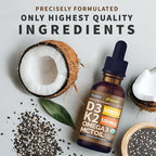 (2 Pack) Organic Vitamin D3 K2 Drops with MCT Oil Omega 3, 5000 IU, Maximum Strength Vitamin D Liquid, No Fillers, Non-GMO Liquid D3 for Faster Absorption and Immune Support (Chocolate, 2 Fl Oz)