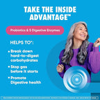 Digestive Enzyme and Probiotic Capsule- Digestive Advantage 32 Capsules, Survives 100x Better than regular 50 billion CFU, Breaks down food, helps prevent gas