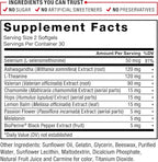 FORCE FACTOR Somnapure Softgels Sleep Aid to Fall Asleep Faster, Stay Asleep Longer, Wake Up Refreshed, Sleep Aid for Adults with Melatonin, Ashwagandha, Valerian Root, and Lemon Balm, 60 Softgels