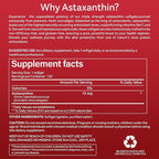 Astaxanthin 12mg, 120 Softgels, Premium Astaxanthin Antioxidant Supplements with Antioxidant Activity, Supports Eye, Skin Health, Immune, Internal Circulation