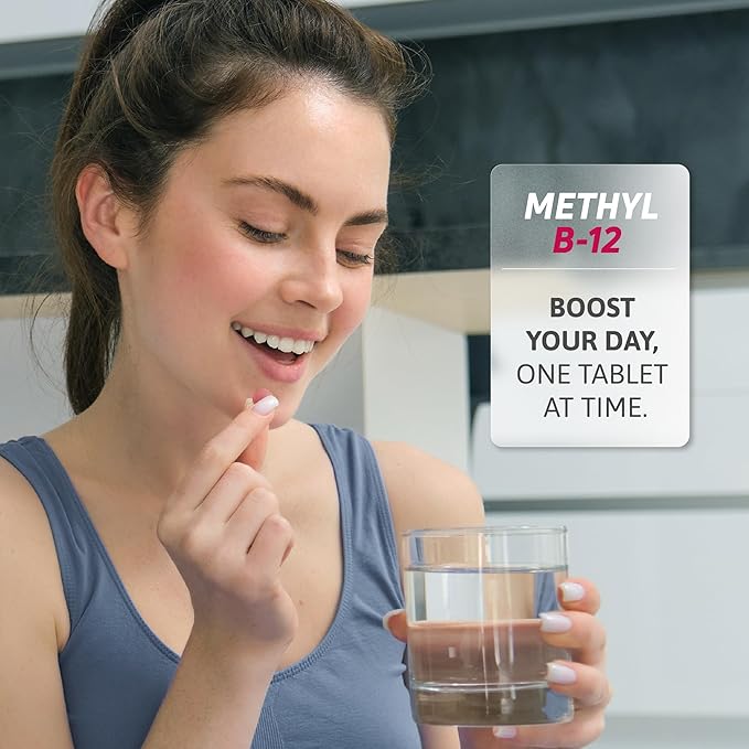 Vitamin B12 Methylcobalamin 3000 mcg – Fast Dissolve Vitamin B12 Sublingual Tablets, Methylated B12 & Folate, Natural Cherry Flavor – 100 Tablets