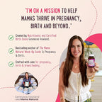 Mama Natural Prenatal Probiotics for Women – Gut & Immune Support for Pregnancy, Breastfeeding & Postpartum* | 25 Billion CFU, 12 Strain Probiotic & Prebiotic Blend to Support Mom and Baby