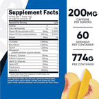 Nutricost Pre-Workout Complex Powder (60 Servings, Peach Mango) - Pre-Workout Supplement with Beta-Alanine, Taurine & Amino Acids