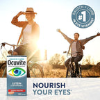 Ocuvite Eye Vitamin & Mineral Supplement, Lutein & Antioxidant Vitamins A, C, E, Zinc for Eye Health, Vitamins for Eyes, 120 Tablets (Pack of 4)