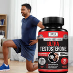 Kaya Naturals Ultra Testosterone - Men's Testosterone Booster with Tongkat Ali, Horny Goat Weed, Tribulus - Natural Workout Supplement for Energy, Stamina, and Strength Booster - 90 Count