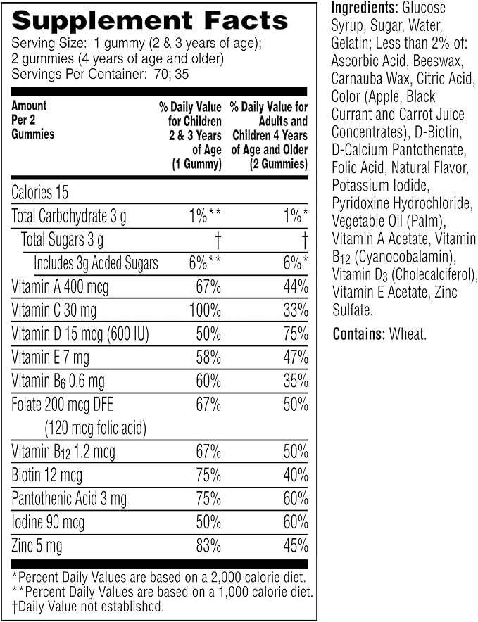 Flintstones Children's Complete Multivitamin Gummies, 70 Count