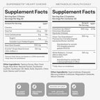 Humann SuperBeets Heart Chews & Metabolic Health Daily Bundle, Blood Pressure and Metabolic Balance Supplements, 120ct